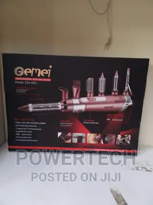 Gemei 2200W 7 in 1 Styler/Dryer/Hair Straightener/Curler.