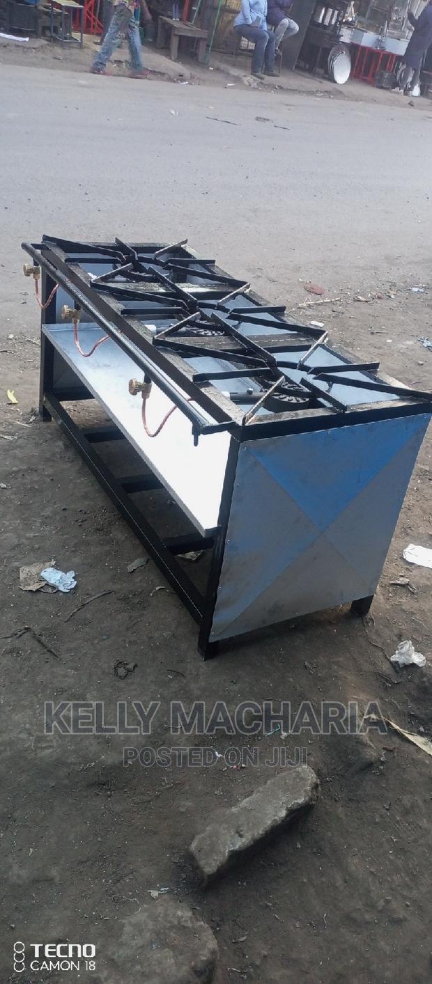 Closed Three Burner Gas Grill Jikos - thumbnail 12