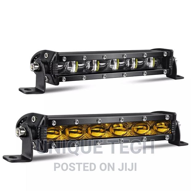 Car Fog Lights - 8 Inch 8 W 2 Pieces - White Yellow