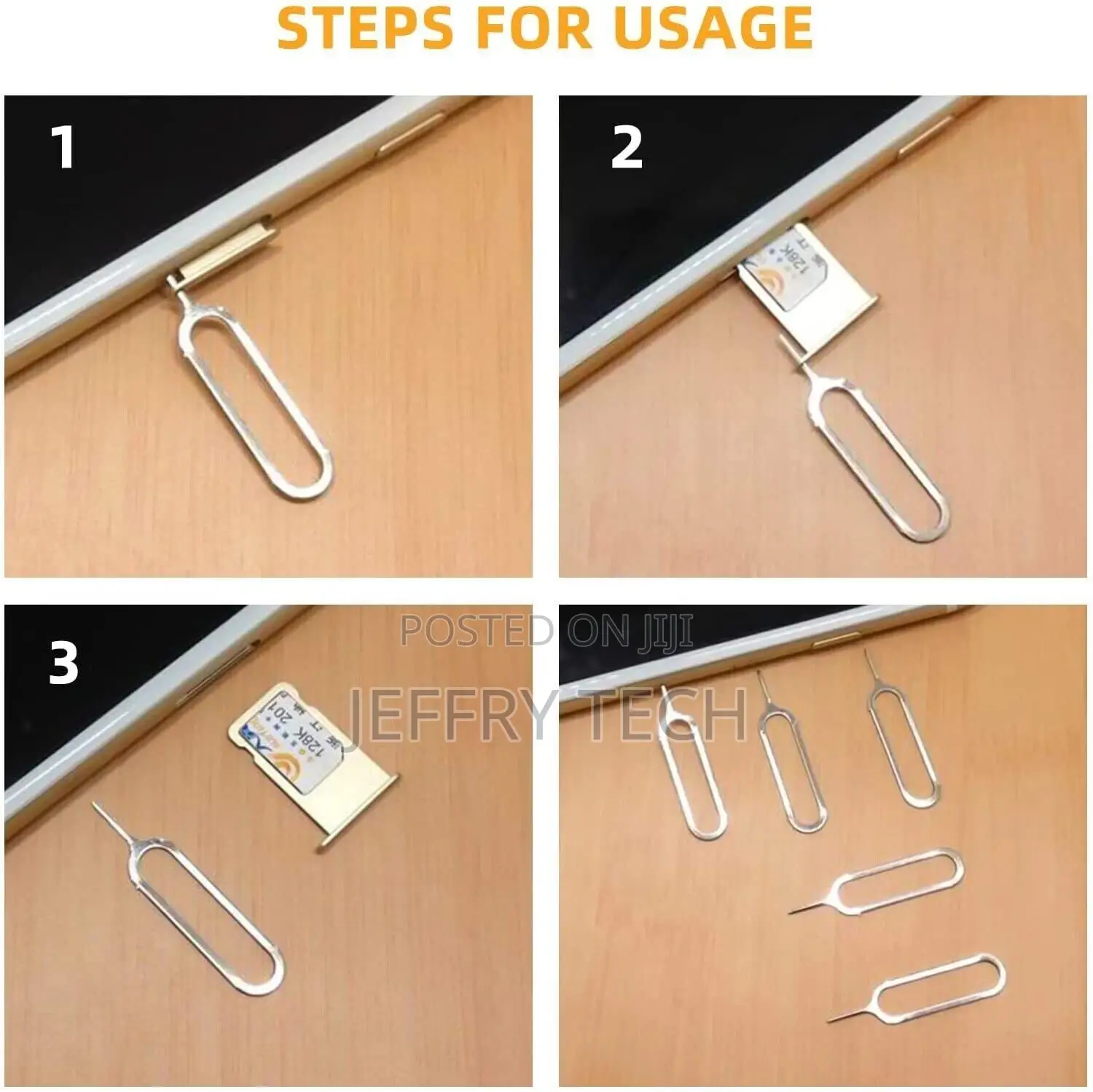 Sim Card Tray Ejector Removal Key Pin Tool Apple iPhone Sams
