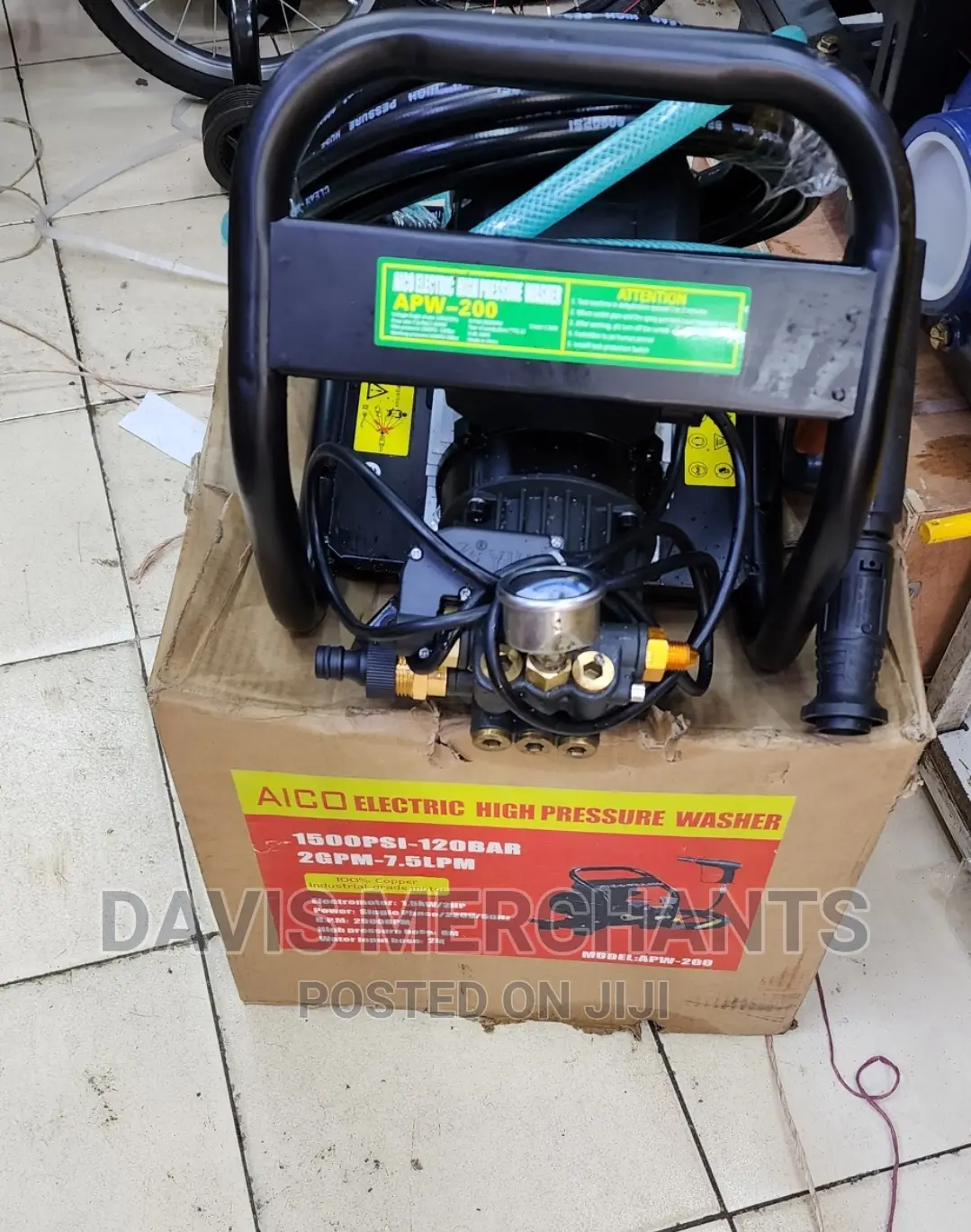 Electric Car Wash Machine With Accessories