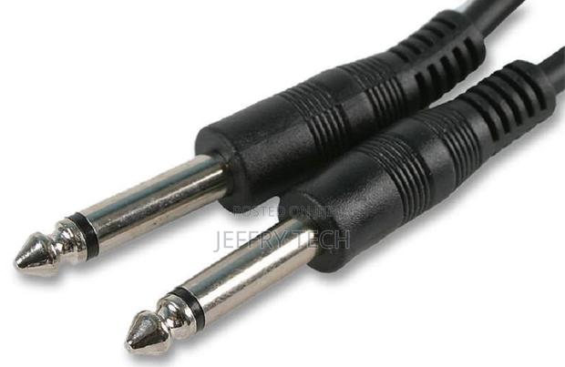 2m 2 Metre Guitar Amp Keyboard Lead Cable 6.35mm Mono Jack J