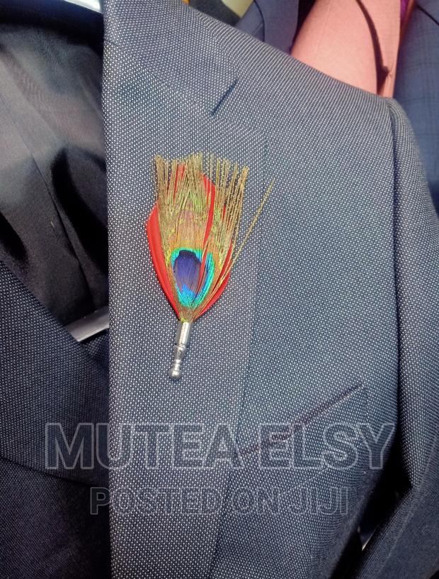 Red Feathers Lapel Pins - thumbnail 2