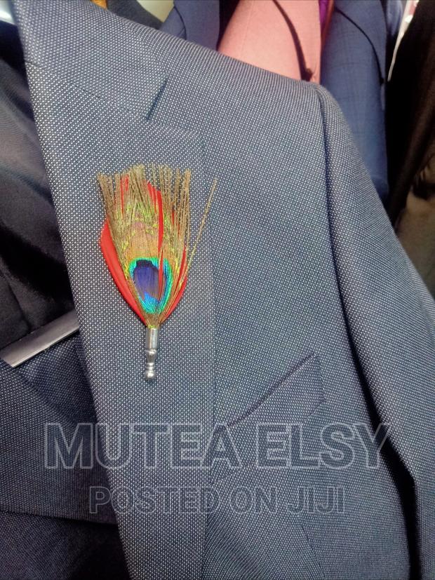 Red Feathers Lapel Pins - thumbnail 3