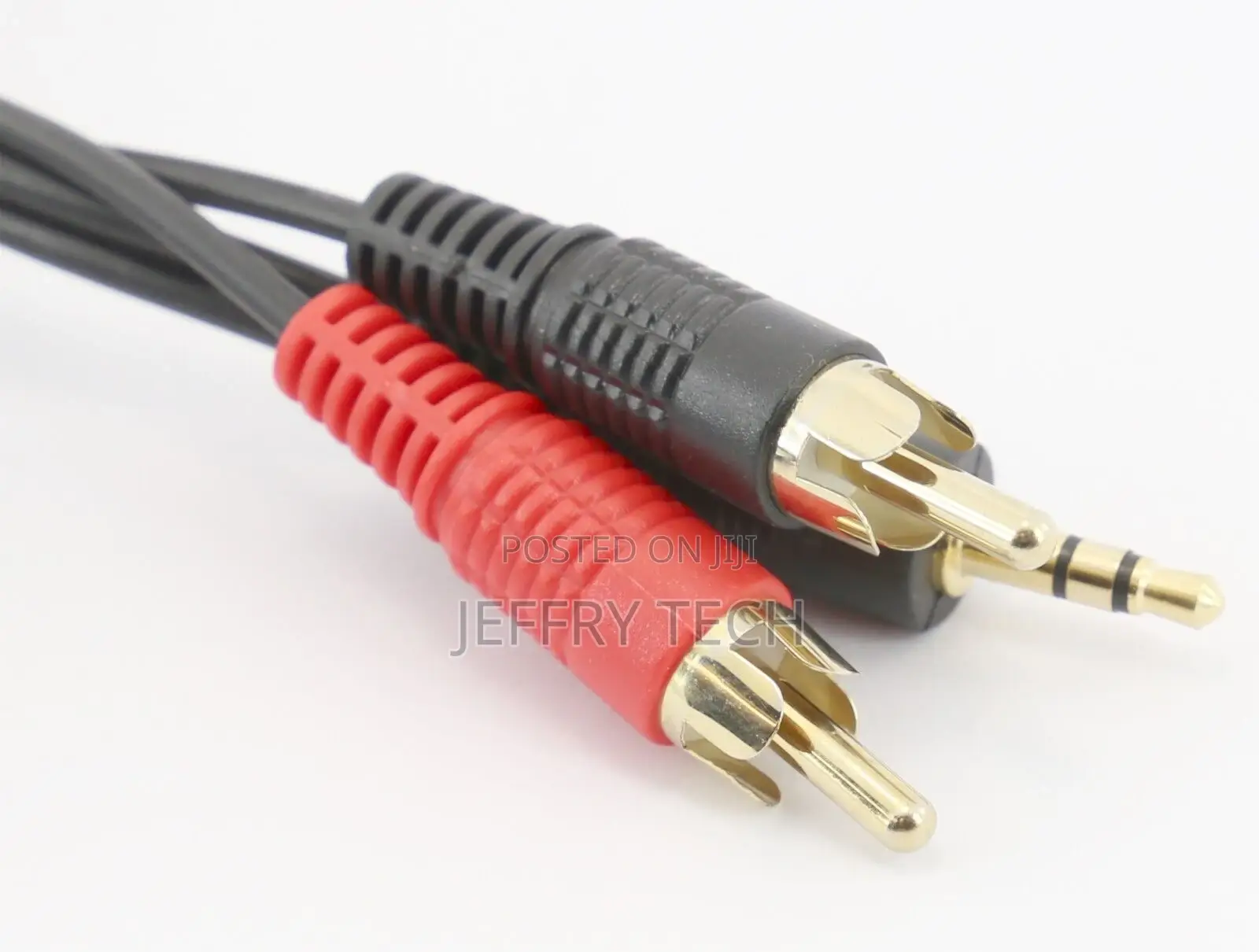 3m 3.5mm Jack to 2x RCA Phono's Audio Cable Lead Music Lapto