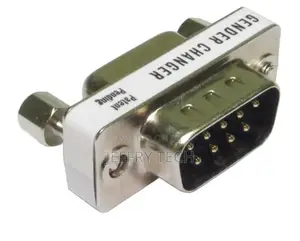 9 Pin Serial RS232 Male to Male Gender Bender Changer Conver
