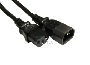 0.5m Kettle Extension Lead IEC Cable C13 to C14 Male Plug To
