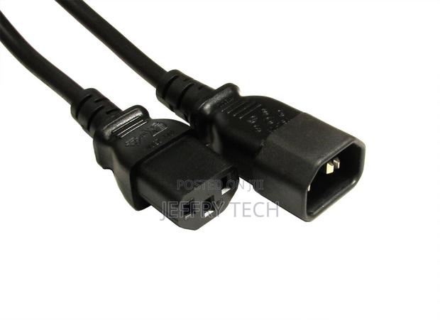 0.5m Kettle Extension Lead IEC Cable C13 to C14 Male Plug To