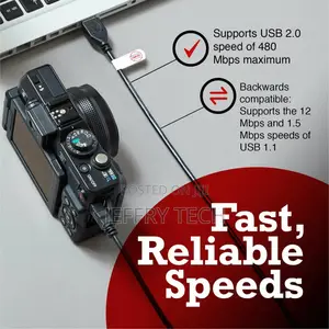 Dash Cam USB a Plug to Mini B 5 Pin 1m Data Cable Power Lead