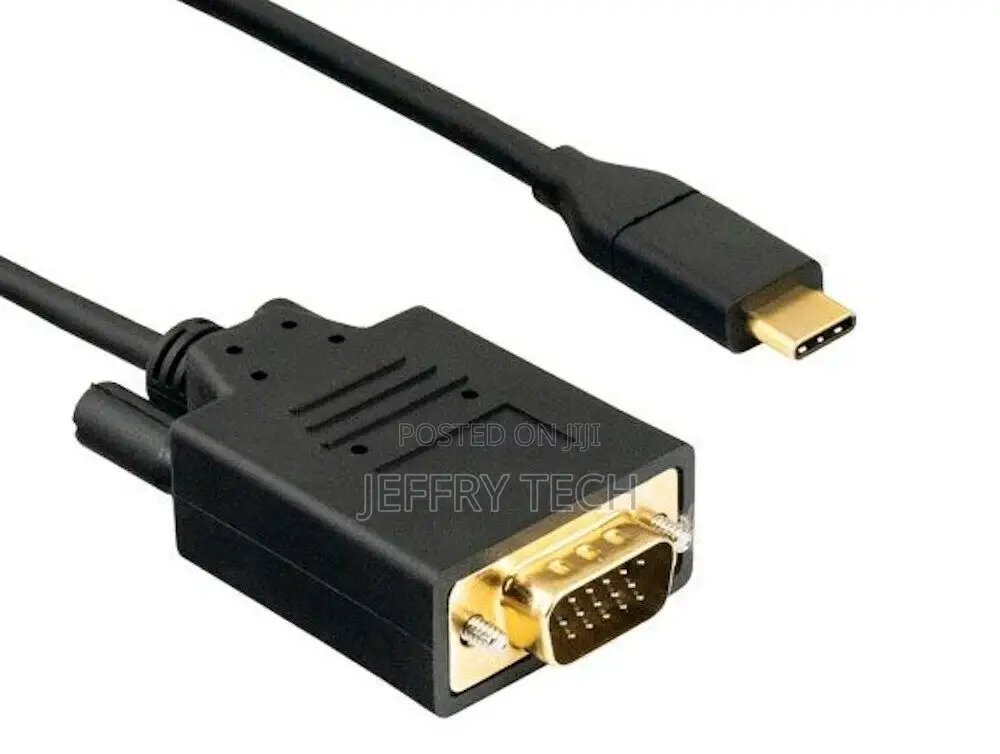 USB 3.1 Type-C Male to VGA (Male) 1920x1200 at 60hz Cable