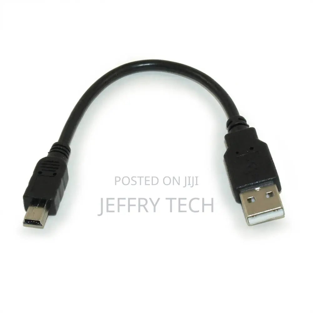 USB 2.0 Certified 480mbps Type a Male to Mini-B/5-Pin Cable