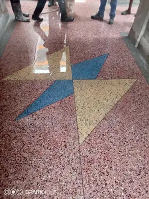Coloured Terrazzo Floor