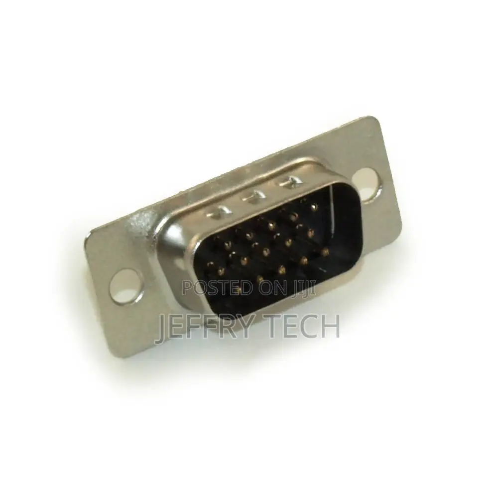 VGA/HD15 Male Cup/Circuit Board Connector Solder Type