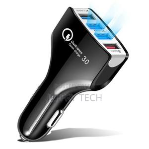 4 Port USB Car Charger/Adapter With QUICK CHARGE 3.0 Support - thumbnail 2