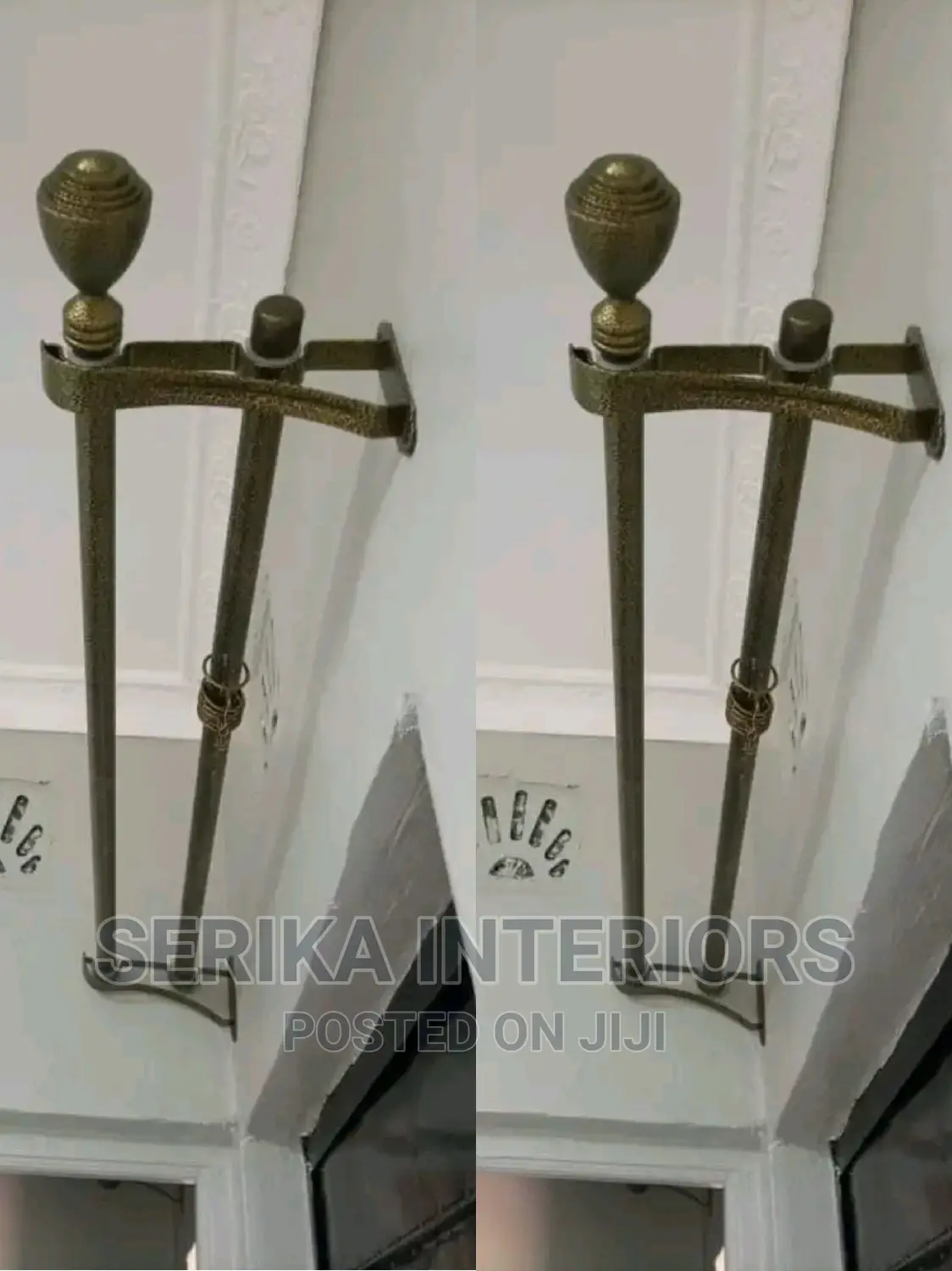 Complete Powder Coated Jua Kali Curtain Rods Jua Kali Rods