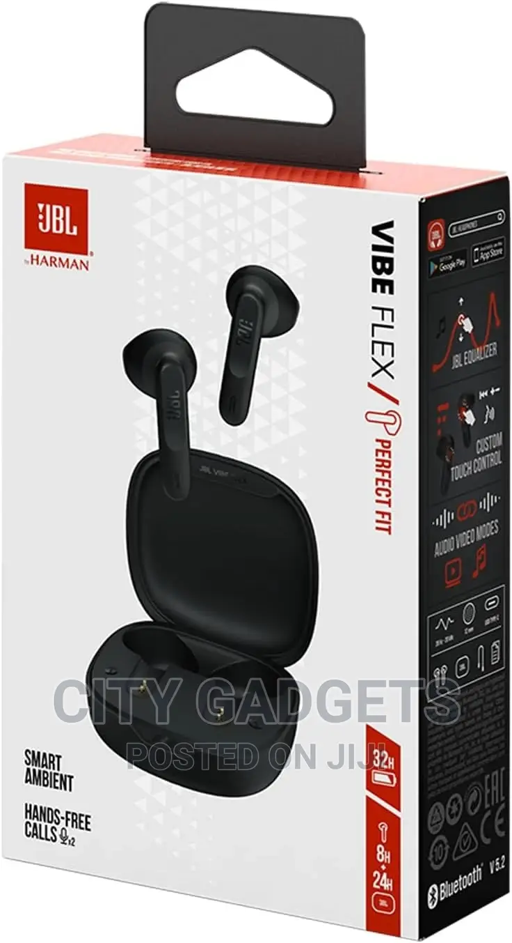 JBL Wave Flex, in-Ear Wireless Earphones With IP54 and IPX2