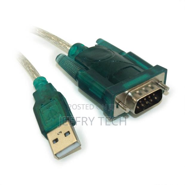 3ft USB Type-a to Serial (DB9 Male RS232) Converter Cable - thumbnail 2