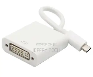 USB 3 Type C Male to DVI Converter Adapter 4 Inches White