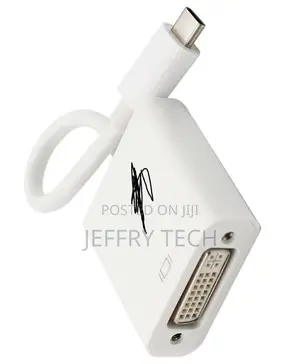 USB 3 Type C Male to DVI Converter Adapter 4 Inches White