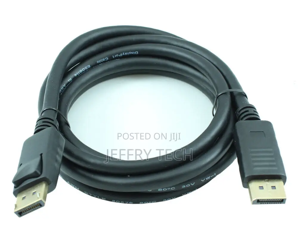 6ft Displayport to Displayport (V1.2) Cable Male/Male 30AWG