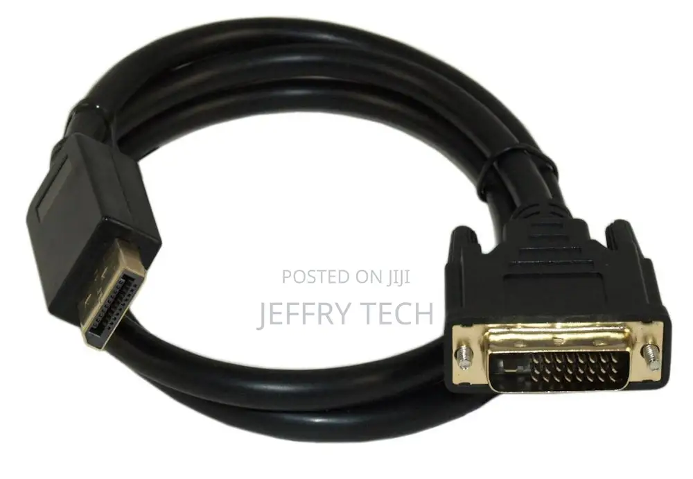 3ft Displayport to DVI Cable 30AWG Gold Plated Black