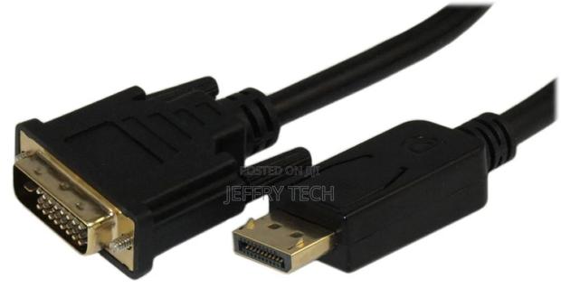 3ft Displayport to DVI Cable 30AWG Gold Plated Black - thumbnail 2