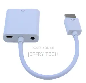 HDMI Male to VGA Female Video Converter Cable (Video and Aud