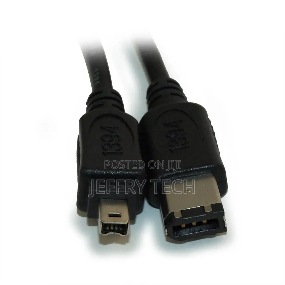 6ft 6 Pin to 4 Pin Firewire 400 / 1394 / Ilink Cable