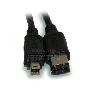 6ft 6 Pin to 4 Pin Firewire 400 / 1394 / Ilink Cable