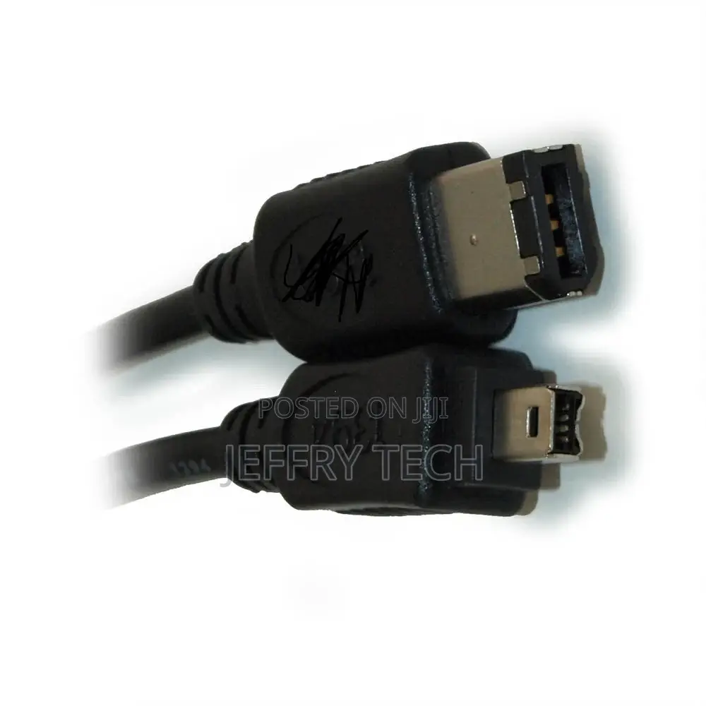 6ft 6 Pin to 4 Pin Firewire 400 / 1394 / Ilink Cable