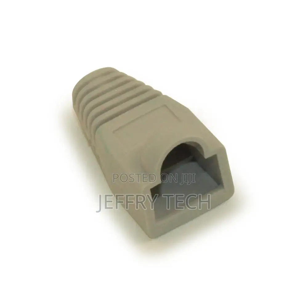 RJ45 Boots for CAT5/5E/6 RJ45 Gray Pack of 100