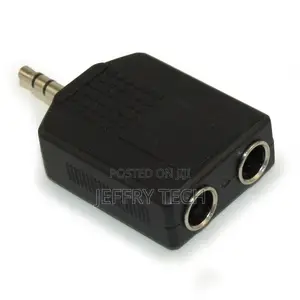 3.5mm Stereo TRS Male Plug to Dual 1/4inch Stereo TRS Female