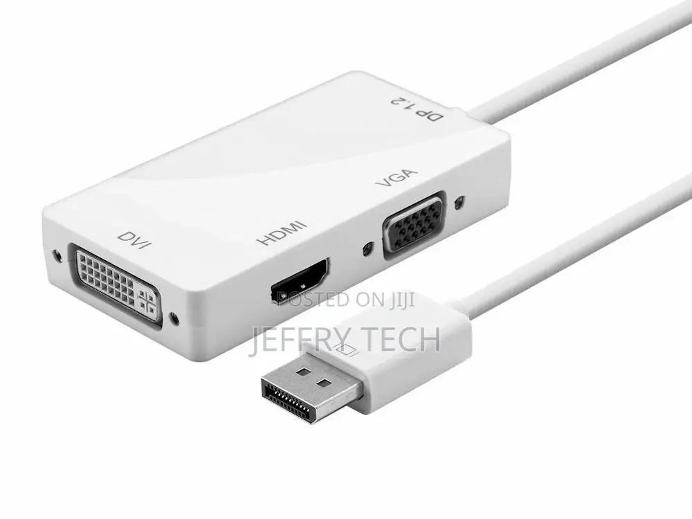 Displayport (Male) to HDMI () DVI VGA (Female) Adapter Cab