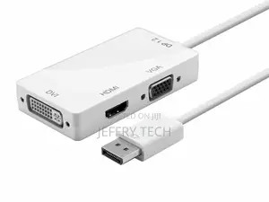 Displayport (Male) to HDMI () DVI VGA (Female) Adapter Cab