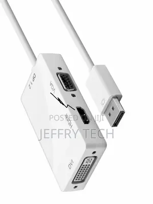 Displayport (Male) to HDMI () DVI VGA (Female) Adapter Cab