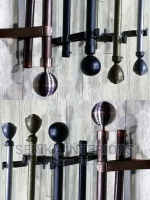 Powder Coated Jua Kali Curtain Rods Curtain Rods Rods