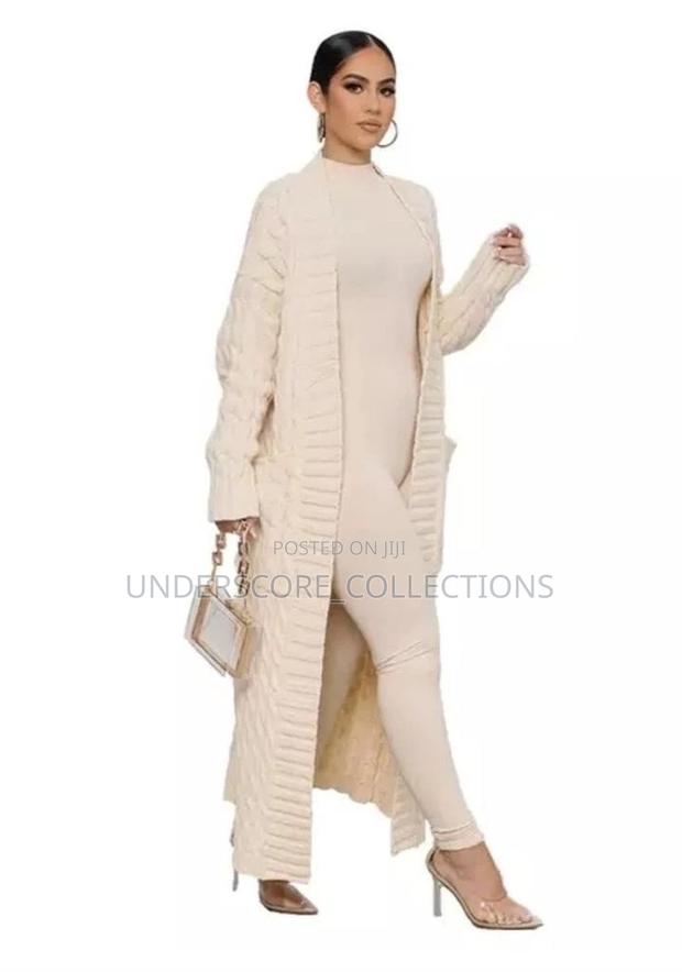 Ladies Plus Size Maxi Heavy Sweaters - thumbnail 6