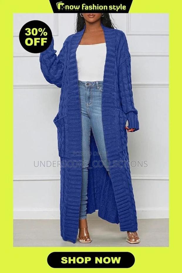 Ladies Plus Size Maxi Heavy Sweaters - thumbnail 8