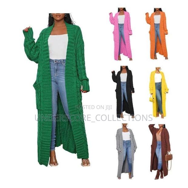 Ladies Plus Size Maxi Heavy Sweaters - main view