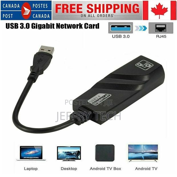 USB 3.0 HUB With RJ45 Gigabit Ethernet Adapter 1000mbps to P