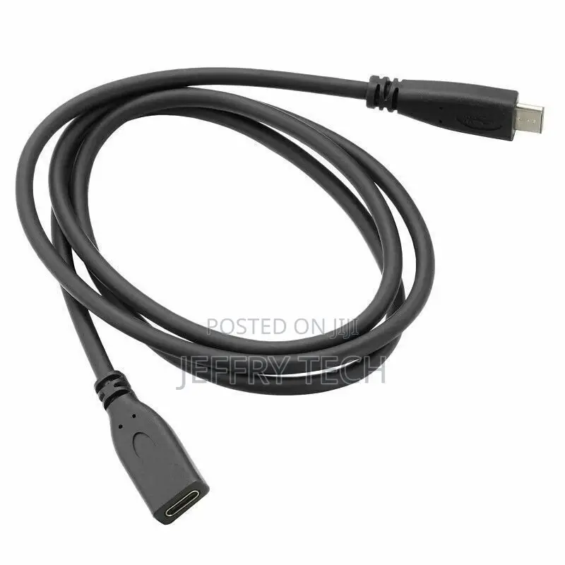 Male to Female USB-C USB 3.1 Type C Extension Data Cable 1m