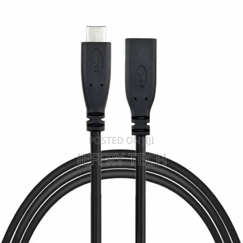 Male to Female USB-C USB 3.1 Type C Extension Data Cable 1m