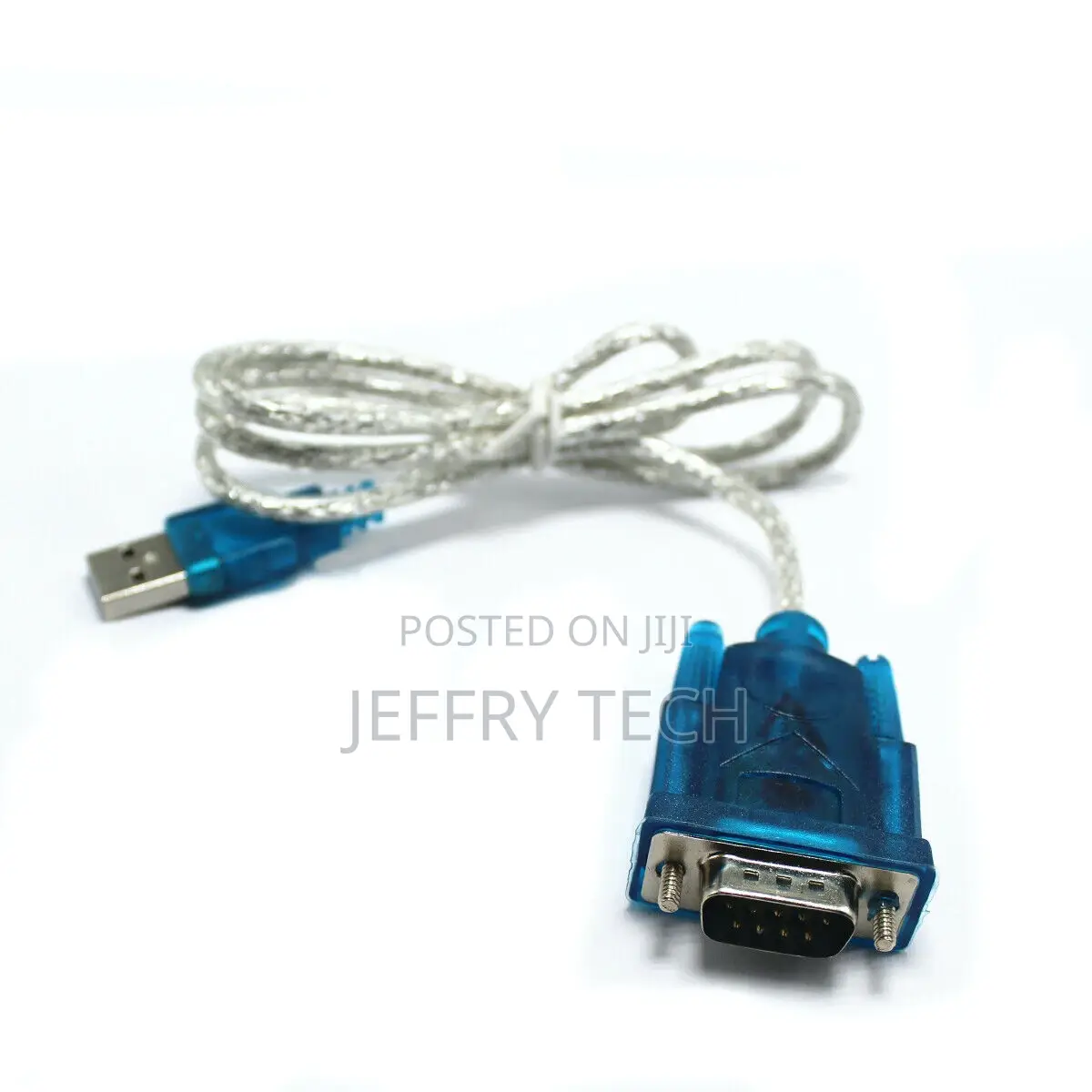 3ft Translucent USB 2.0 to DB9 RS232 Serial Converter 9 Pin