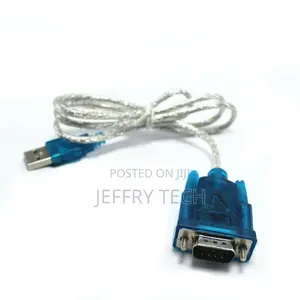 3ft Translucent USB 2.0 to DB9 RS232 Serial Converter 9 Pin