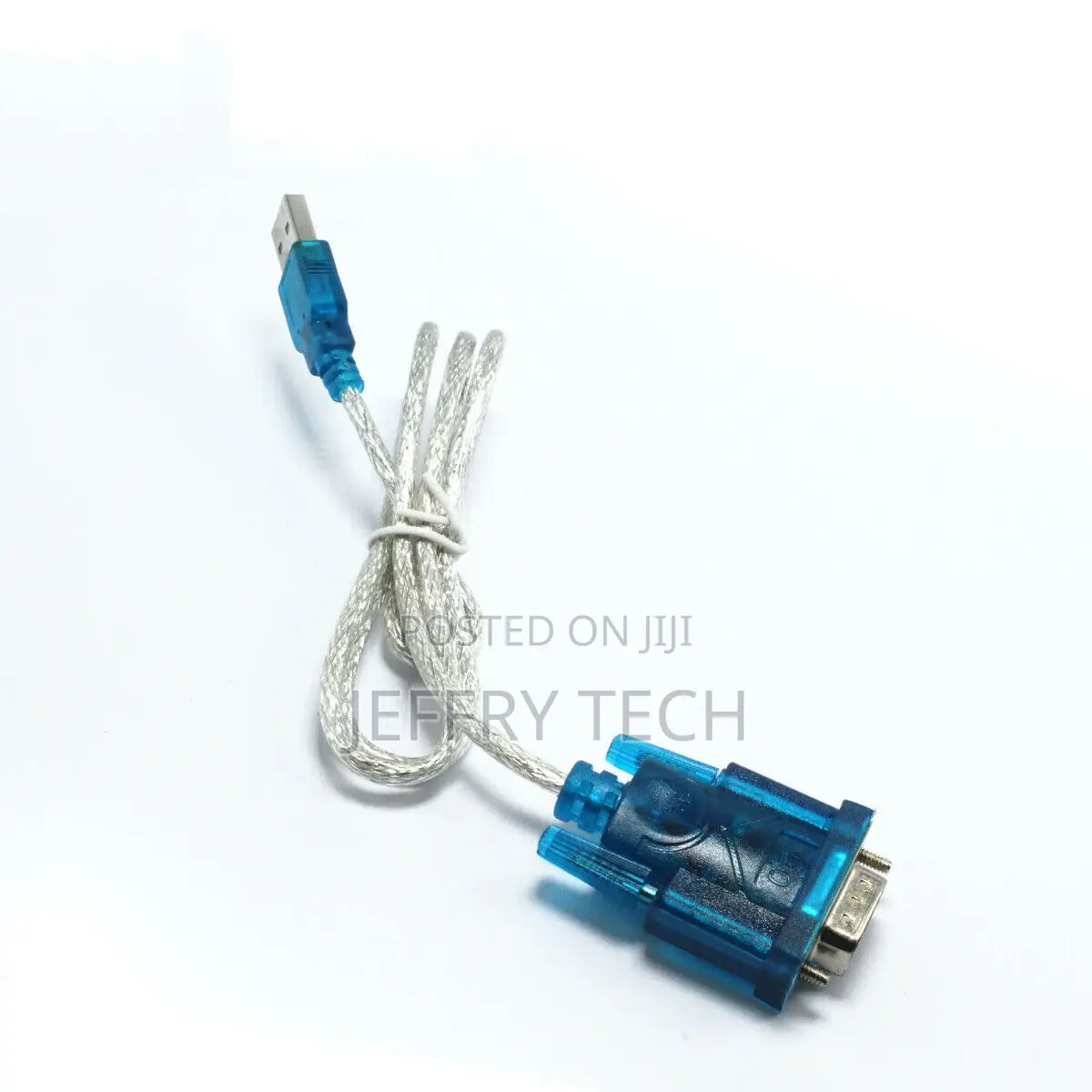 3ft Translucent USB 2.0 to DB9 RS232 Serial Converter 9 Pin