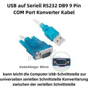 O42 USB to Serial RS232 DB9 9 Pin COM Port Converter Cable S
