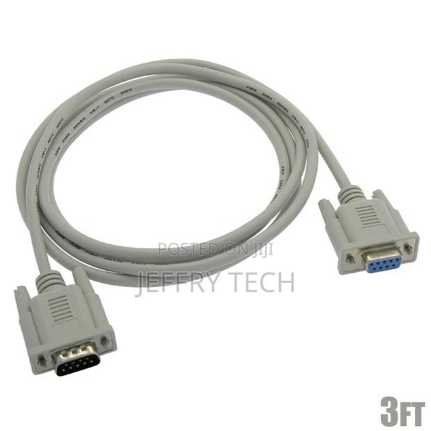 RS232 DB9 9 Pin Serial COM Port Male to Female Cable Extensi