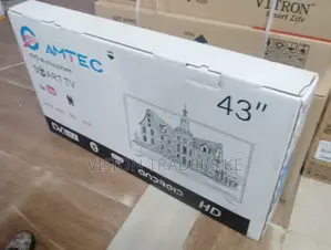 Brand New Amtec 43 Inch Frameless Smart Android Tv Full HD