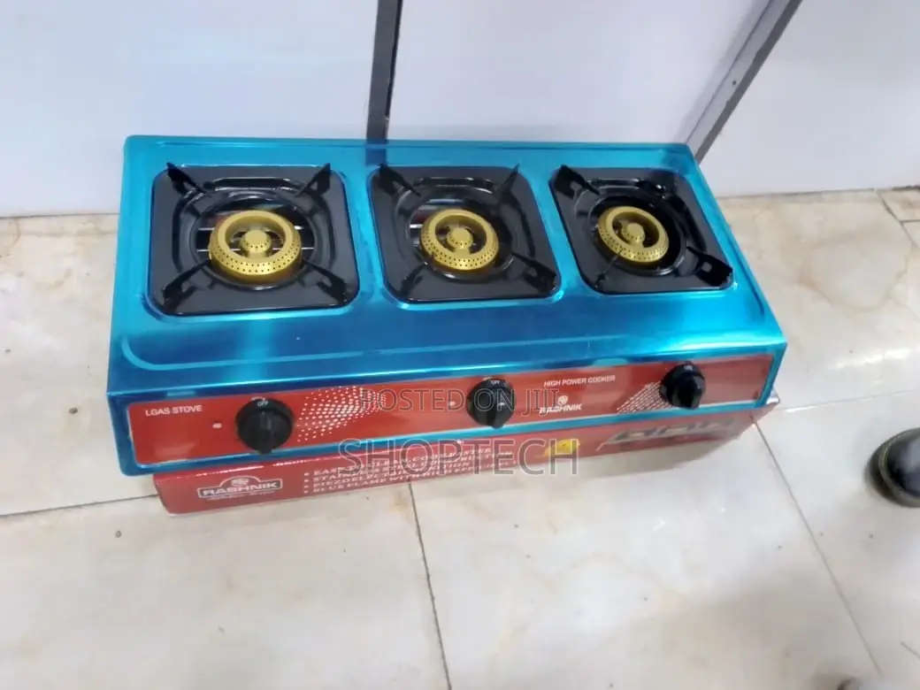Rashnik 3 Burner Cooker Stainless Steel