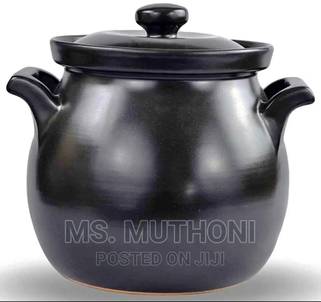 High Quality 3l/3.8l Heavy Ceramic Black Pot N